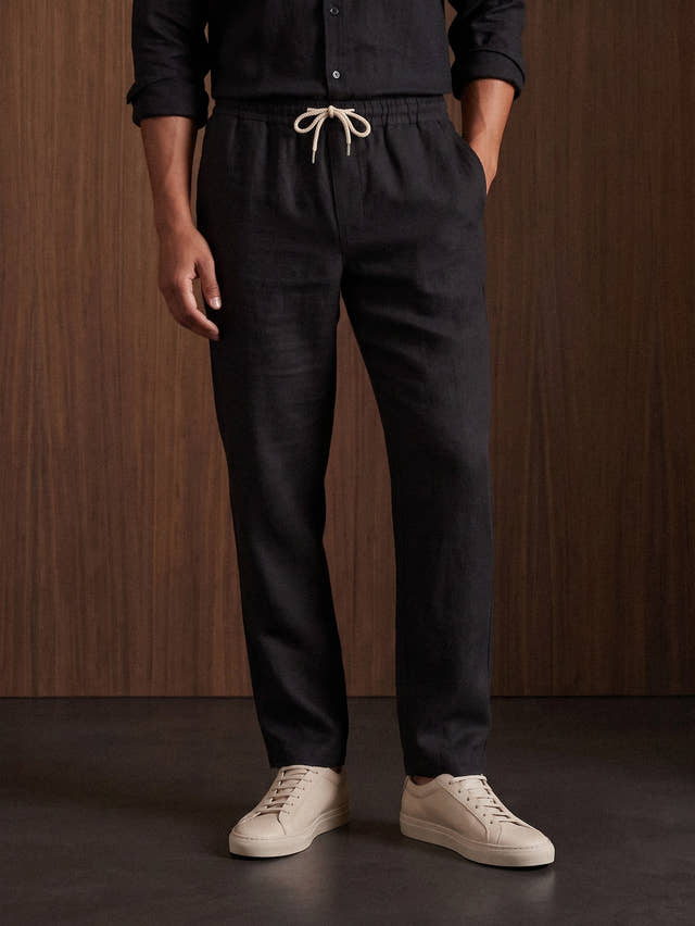 Pantaloni casual 100% lino europeo