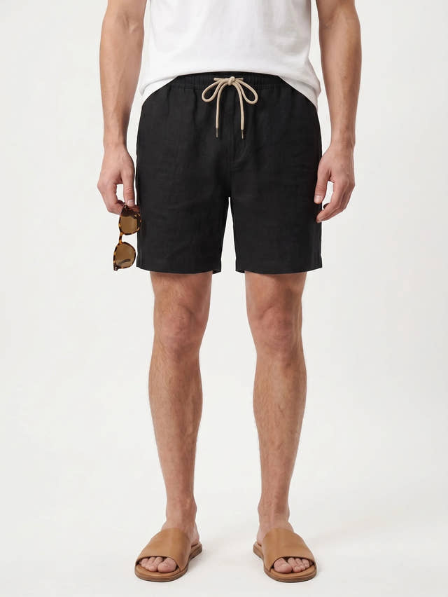 Pantaloncini casual 100% lino europeo