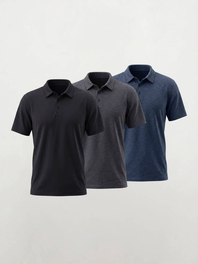 Polo FlowBlend™ Performance — Confezione da 3