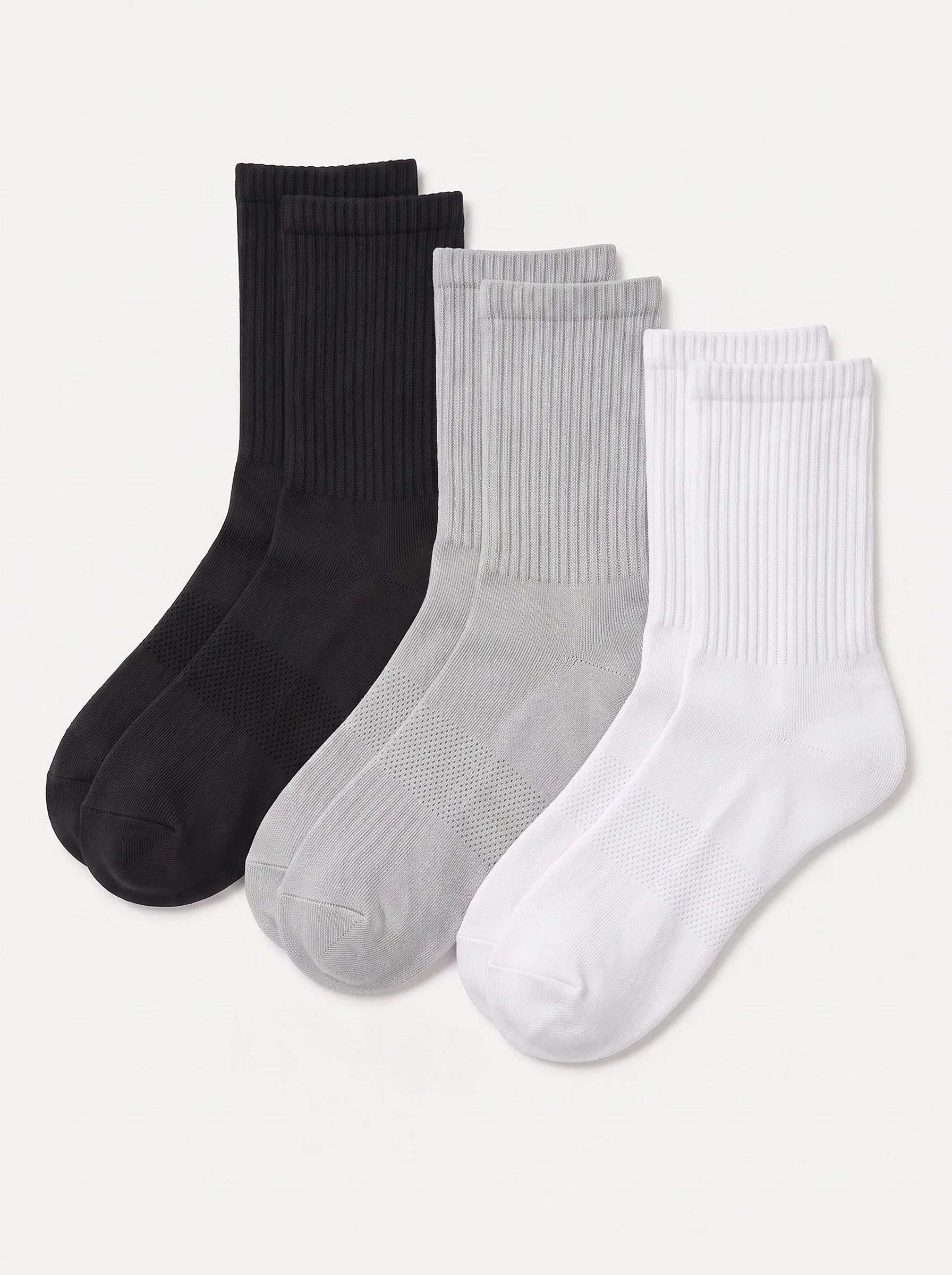 Calcetines de media caña de algodón Supima® — Pack de 3