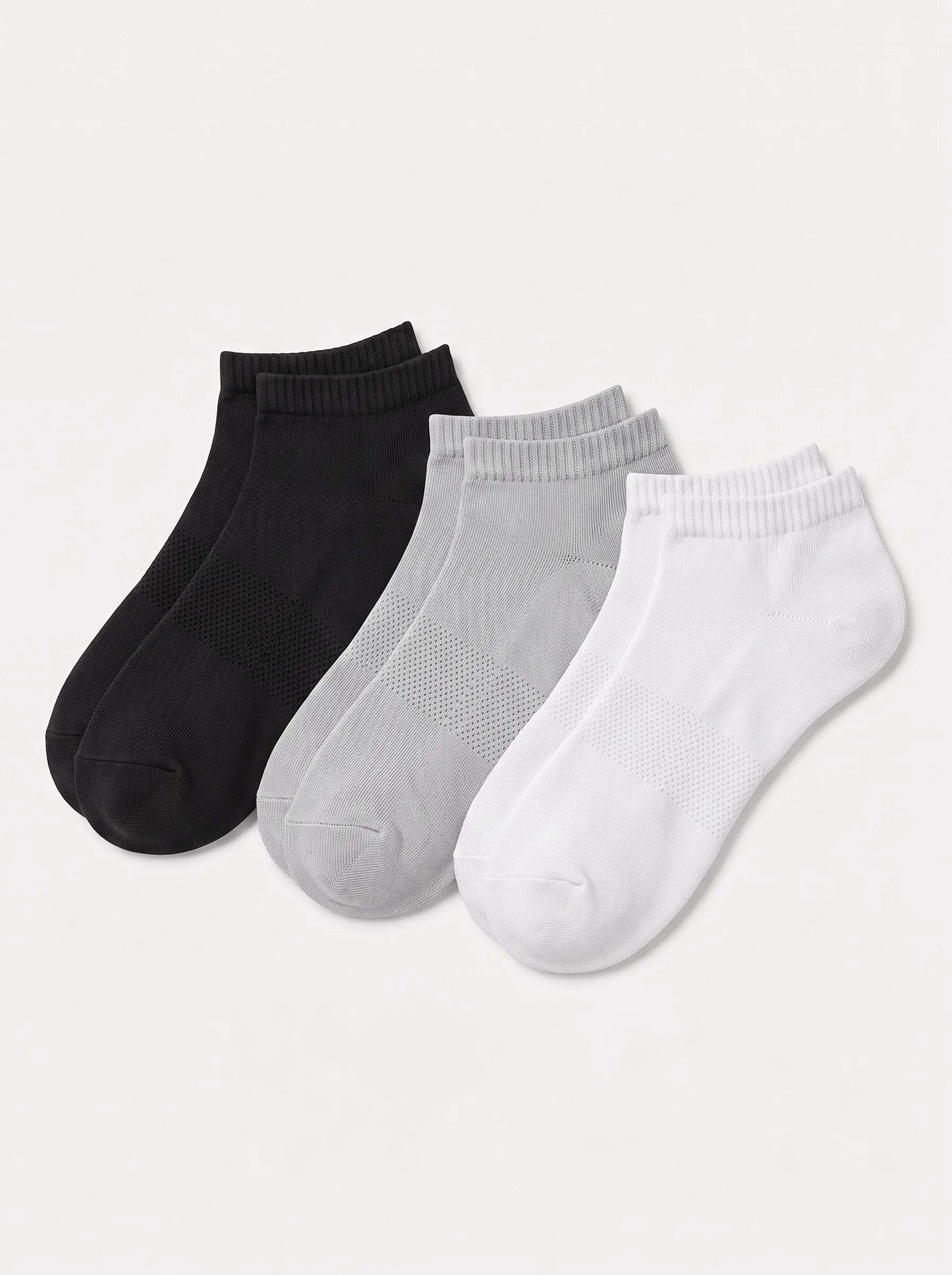 Supima® Cotton No Show Socks 3-Pack