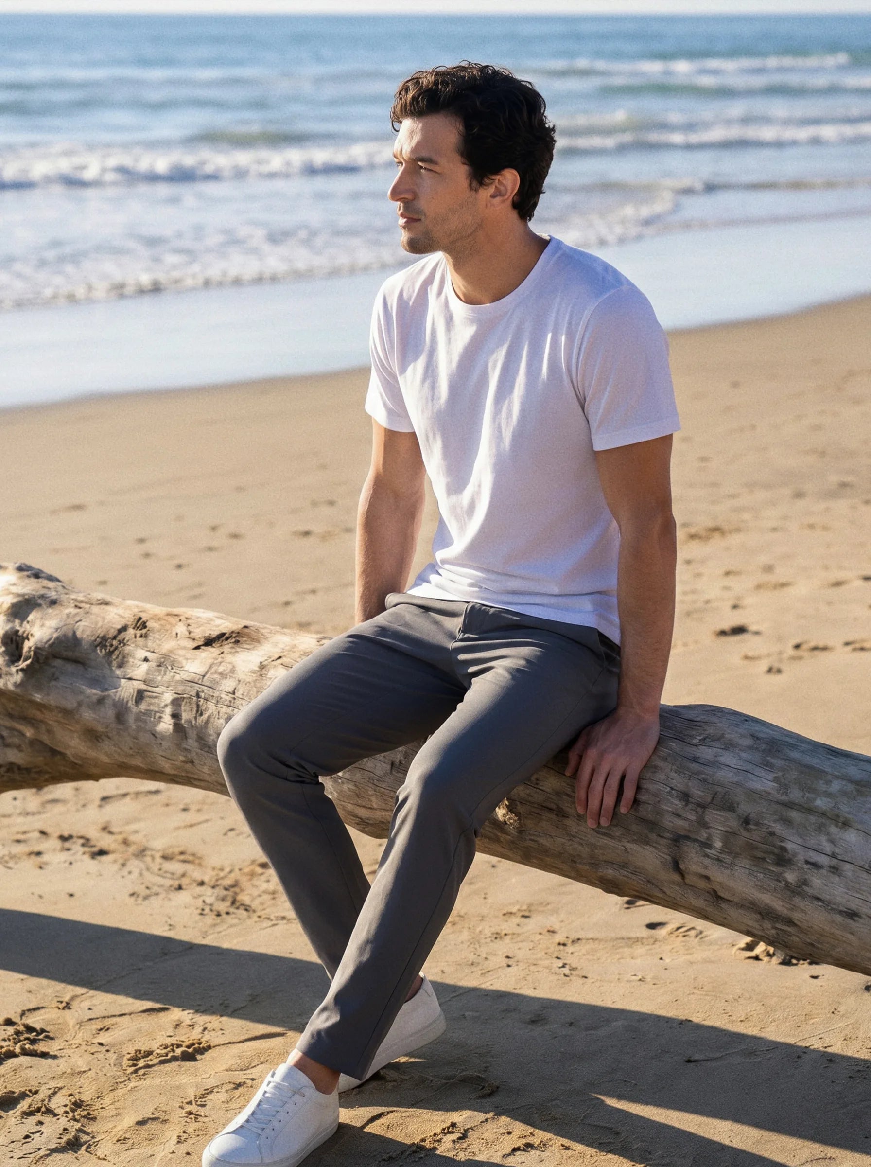 Pantaloni chino Bonflex™ Super Stretch – Athletic Slim