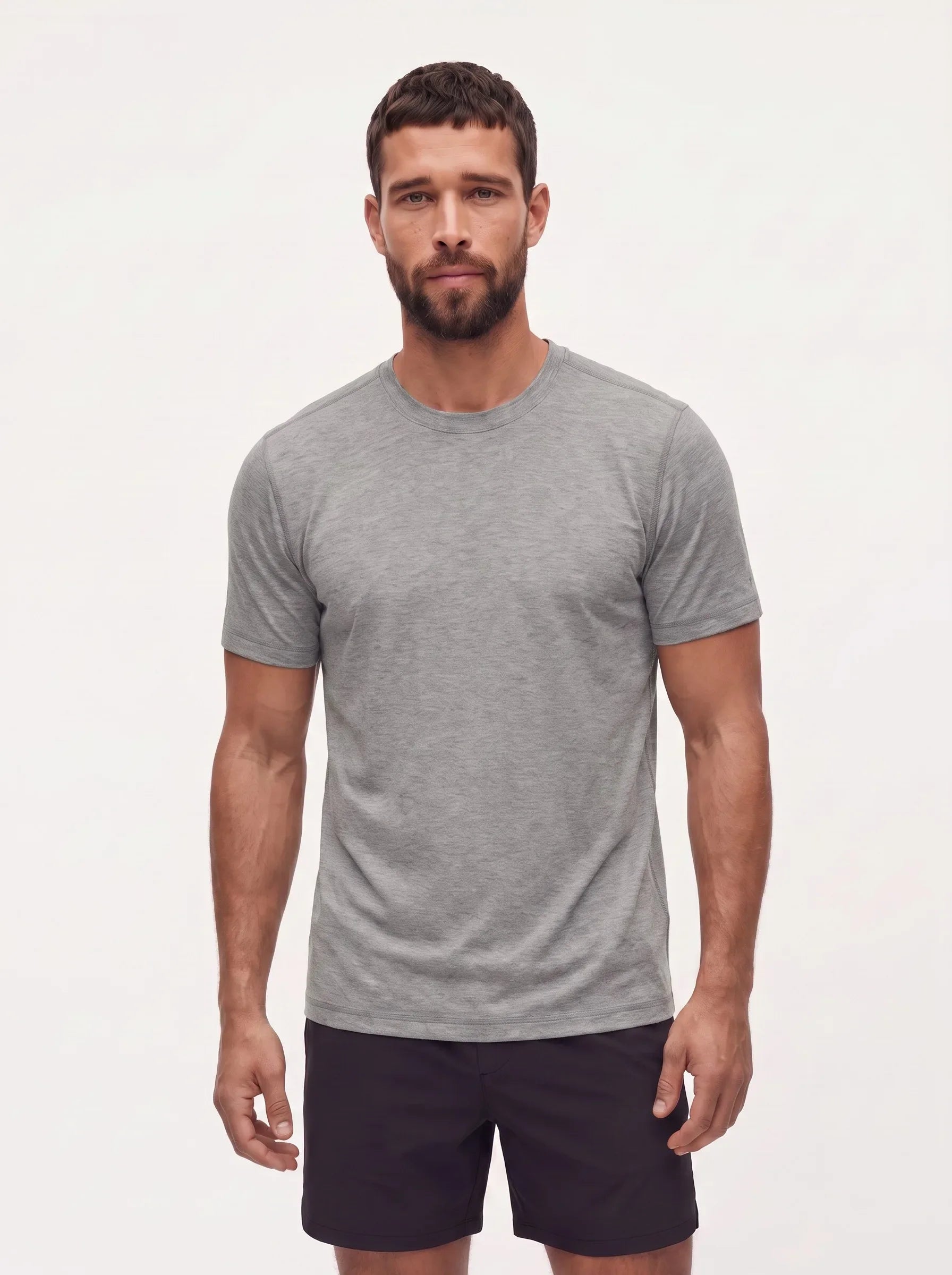 Camiseta de cuello redondo Active FlowBlend™ — Pack de 3