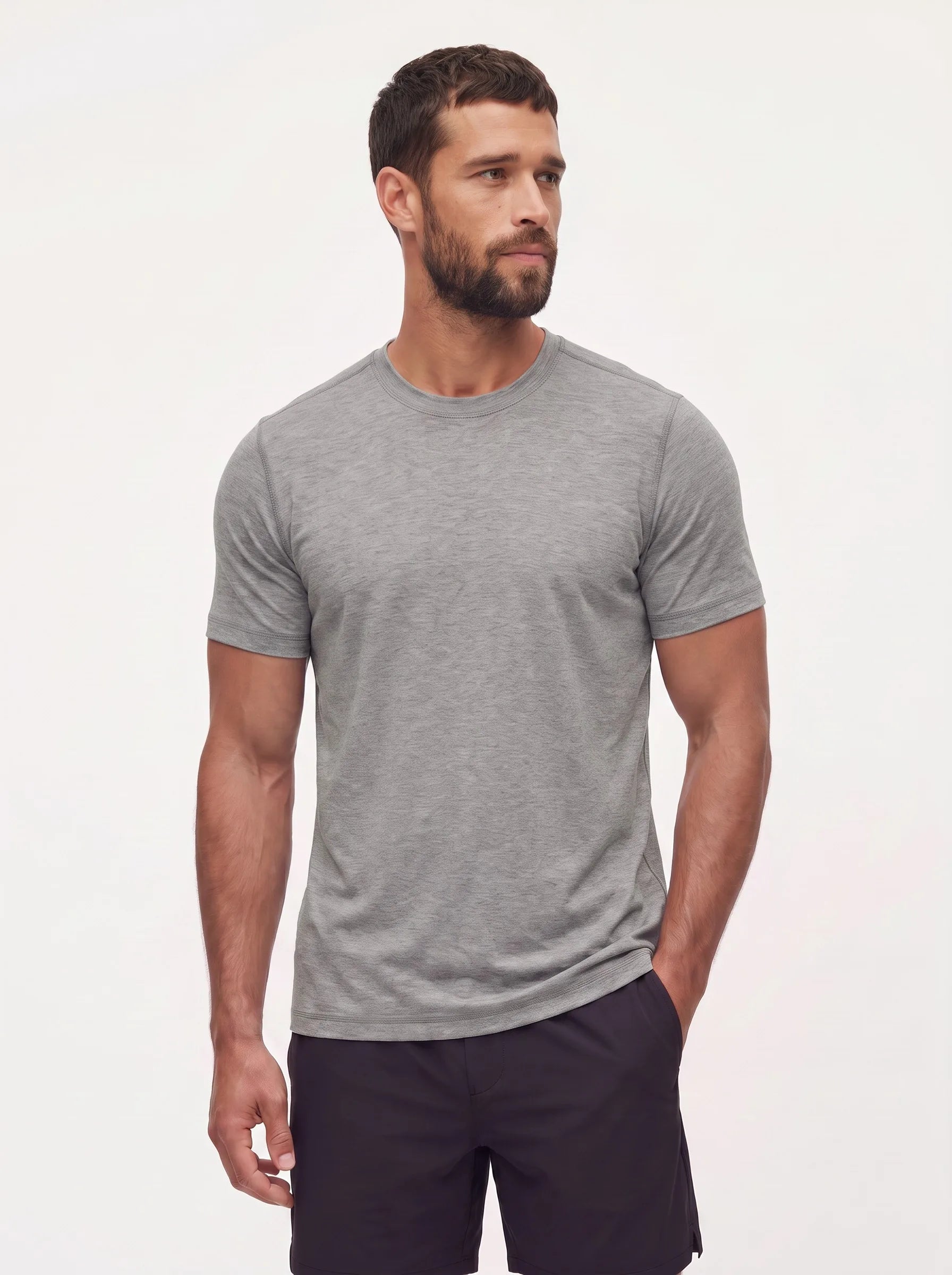 Camiseta Active de cuello redondo FlowBlend™