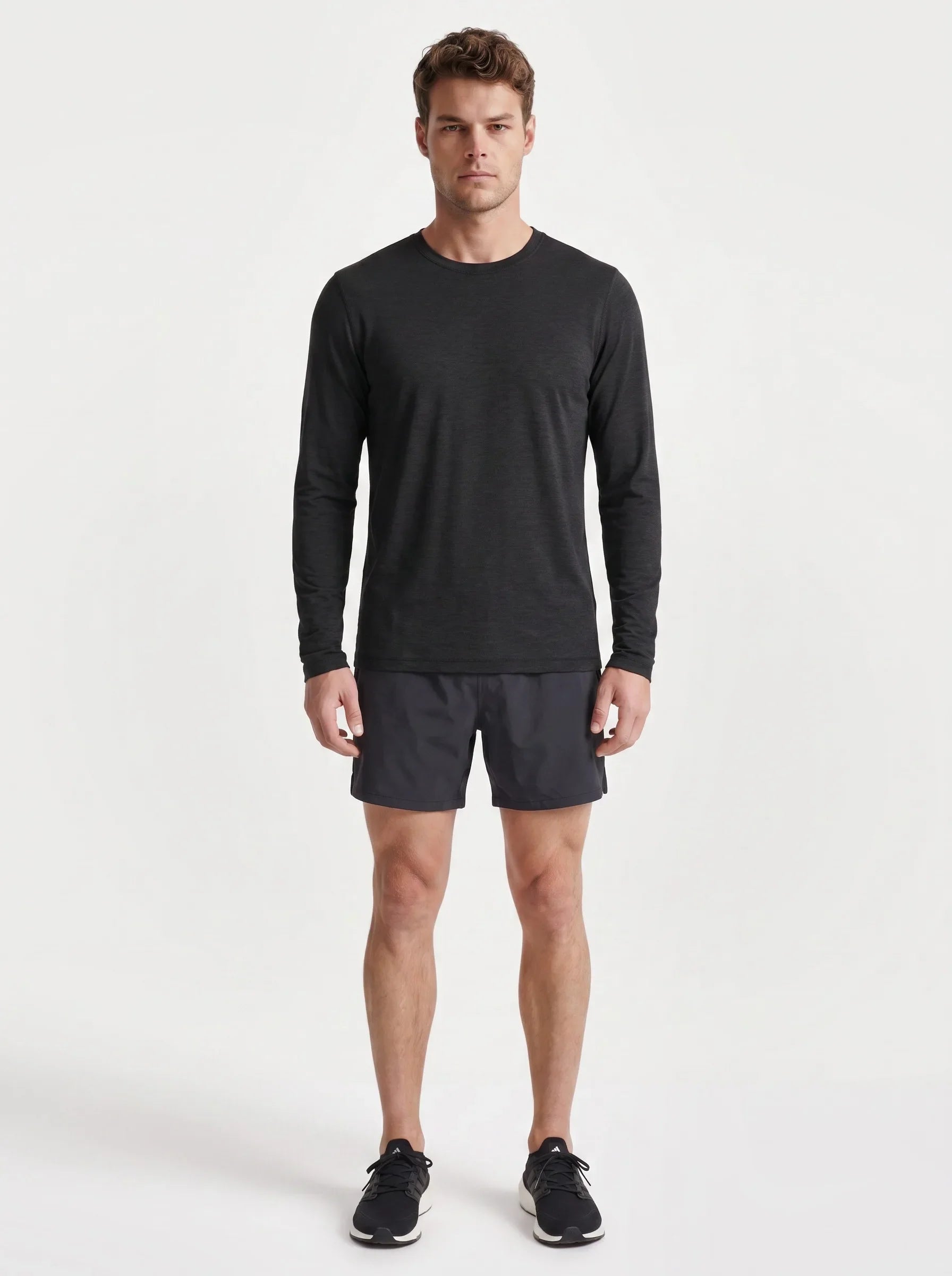 FlowBlend™ Active Long Sleeve Crew — 3-Pack