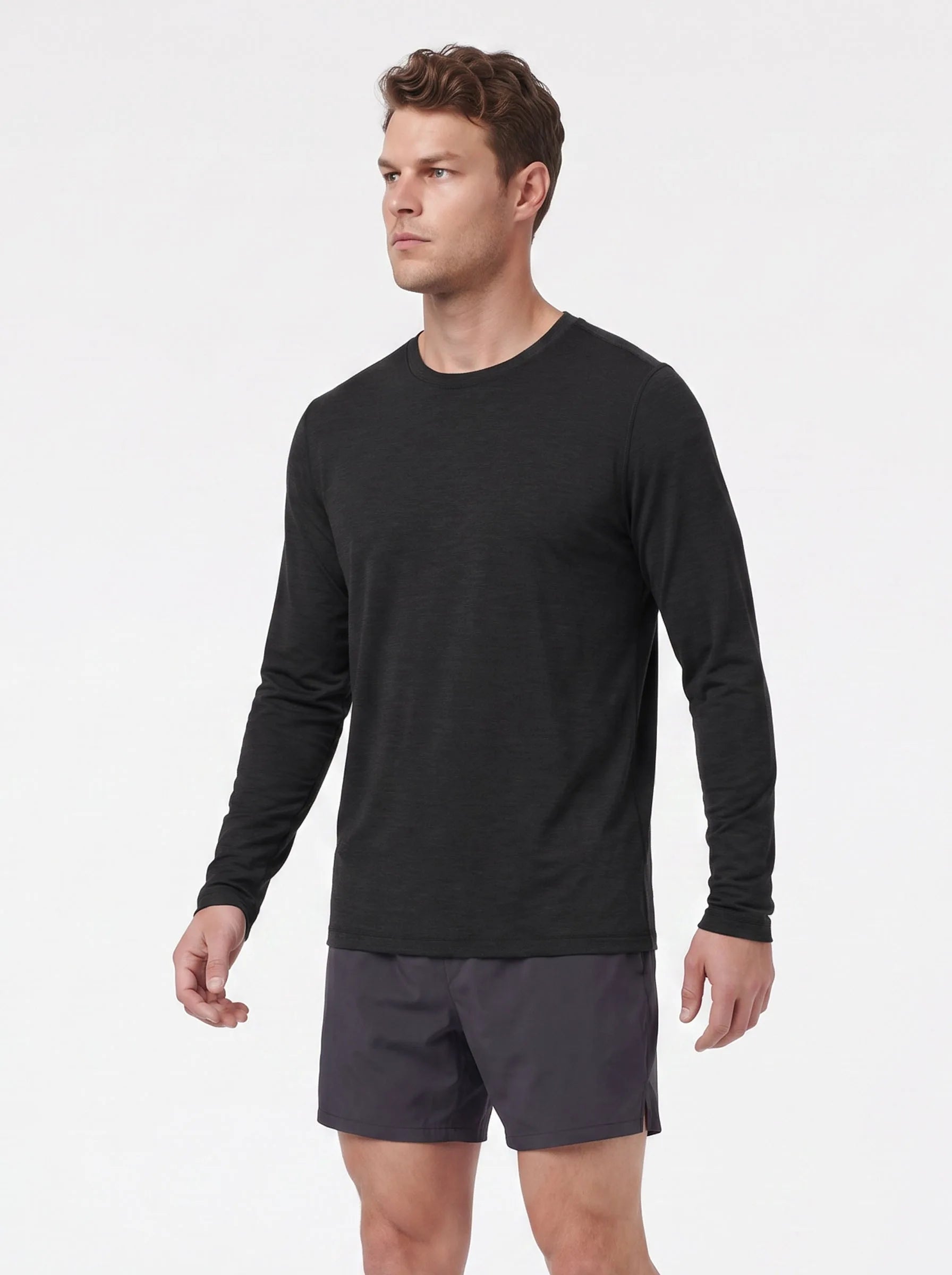 FlowBlend™ Active Langarm-Crew-Shirt