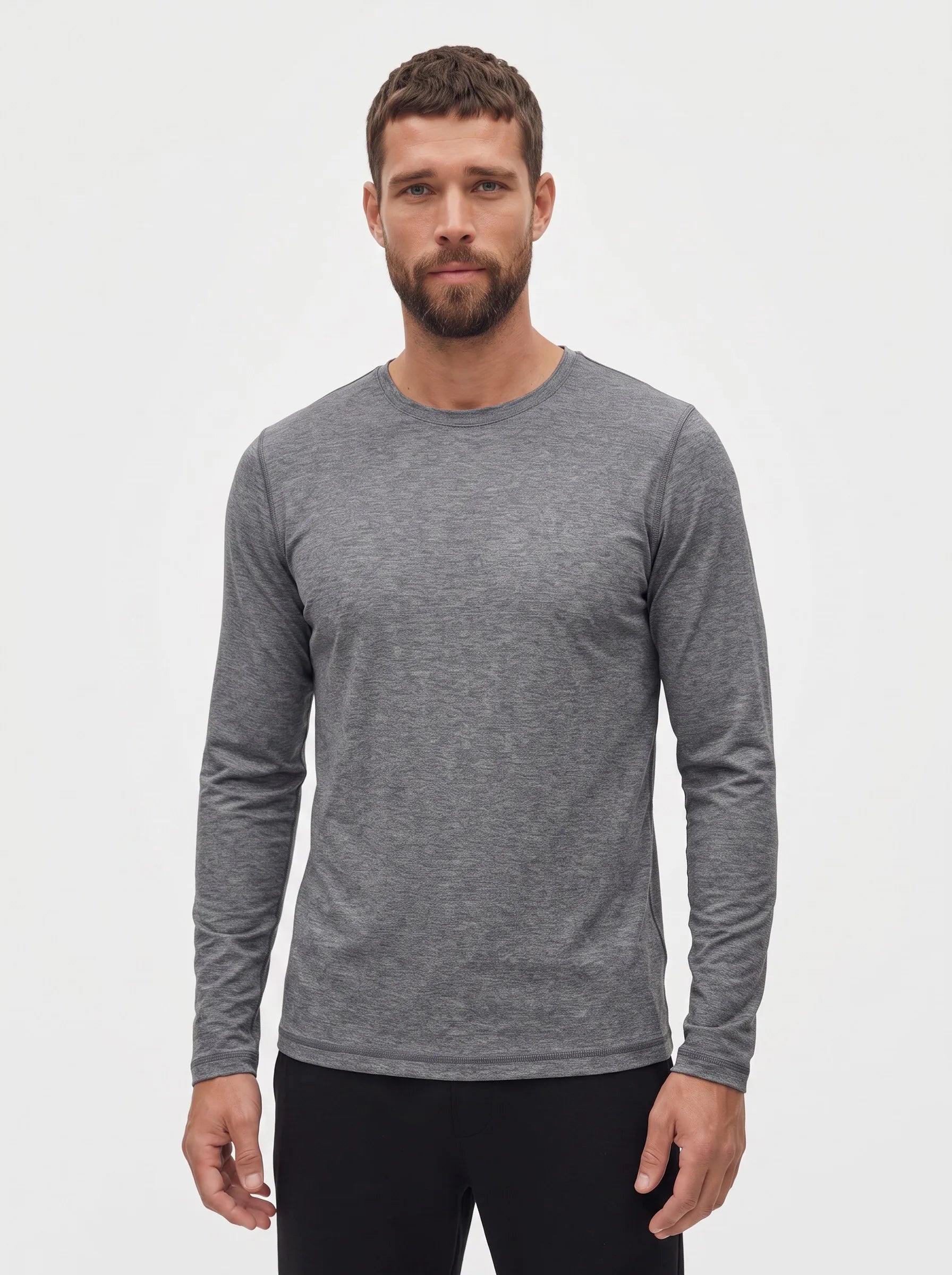 FlowBlend™ Active Langarm-Crew-Shirt