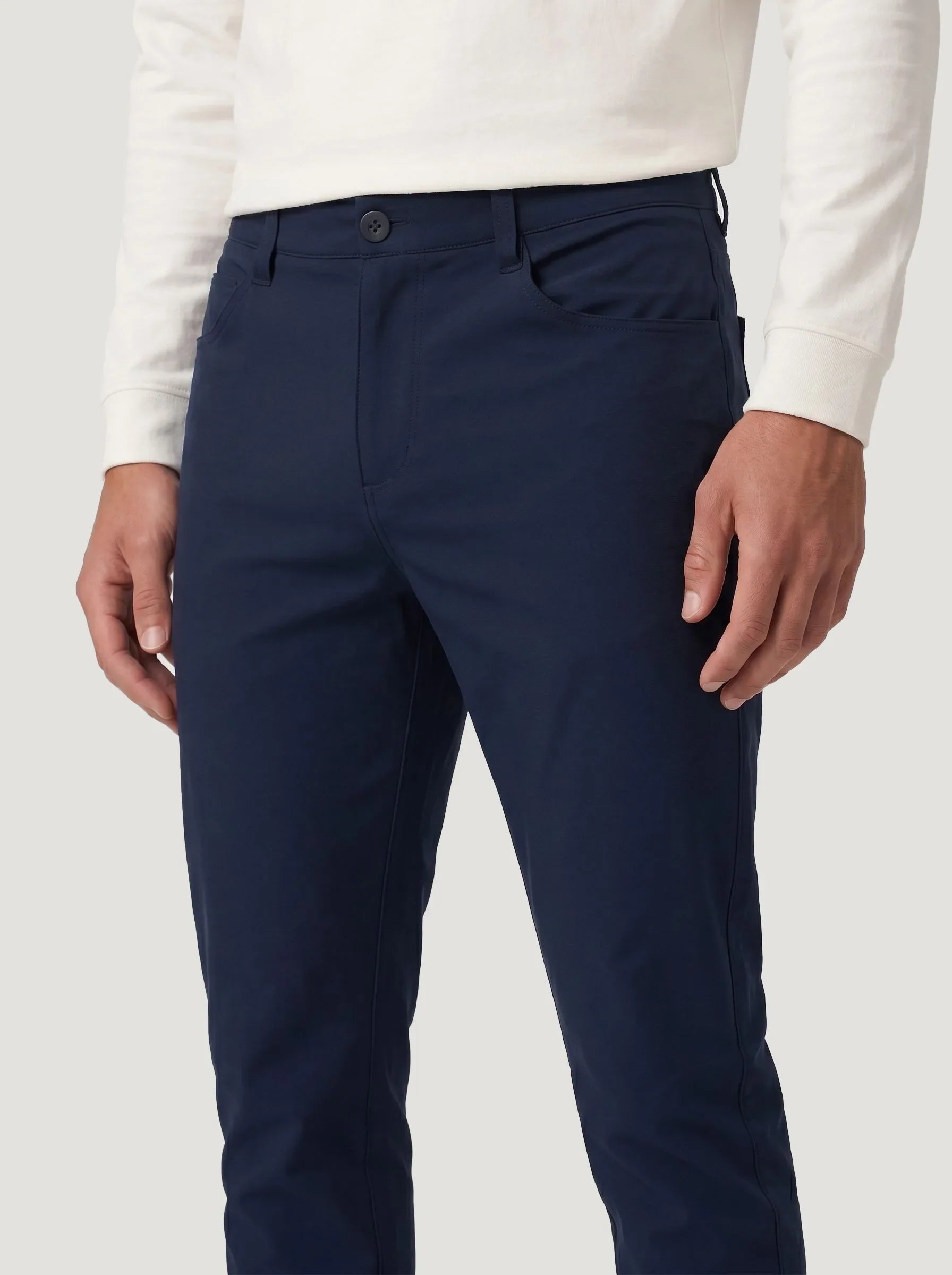 Pantalón chino súper elástico Bonflex™ – Corte slim atlético — Pack de 2