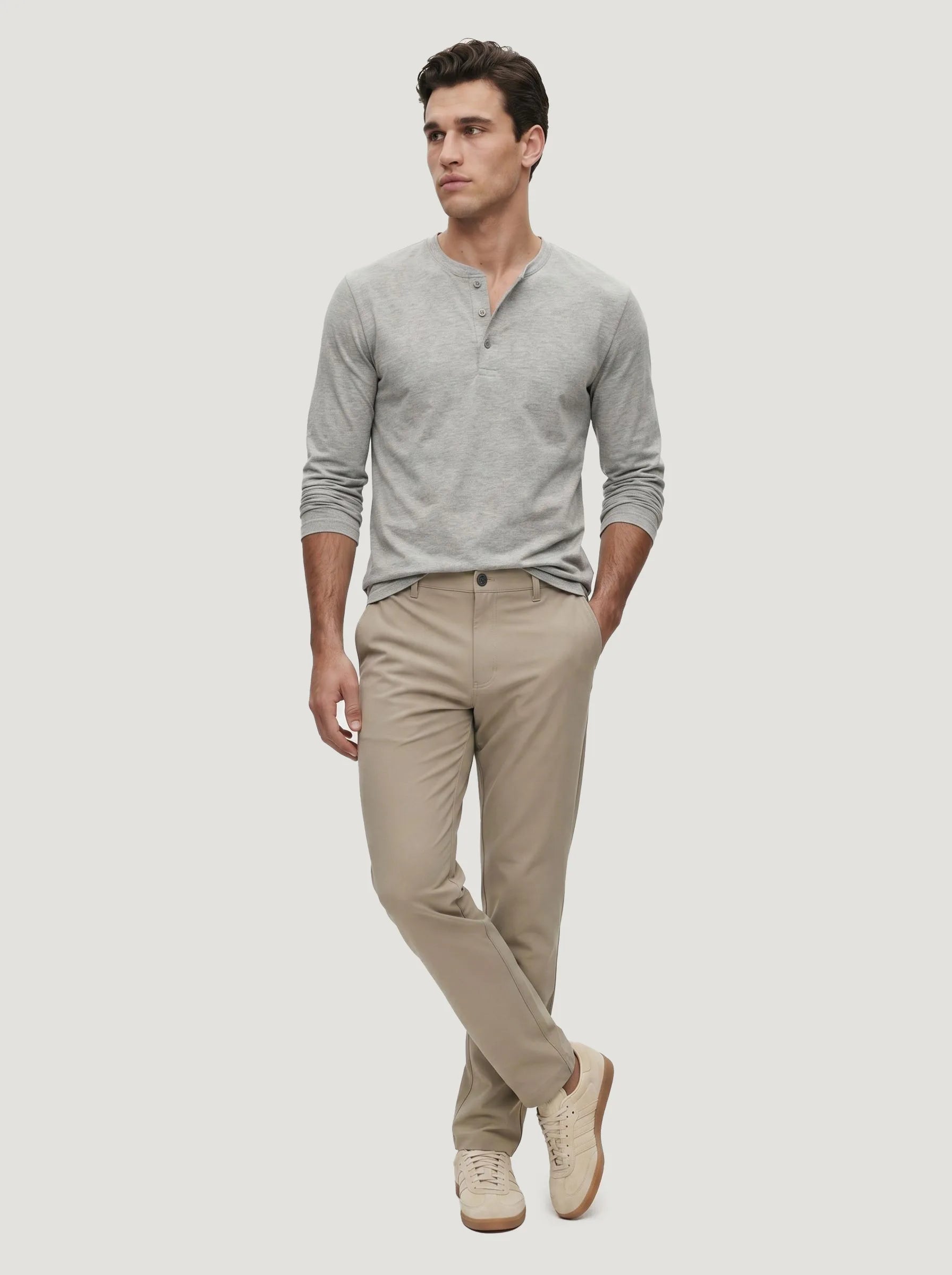 Pantalón chino elástico Bonflex™ – Corte clásico