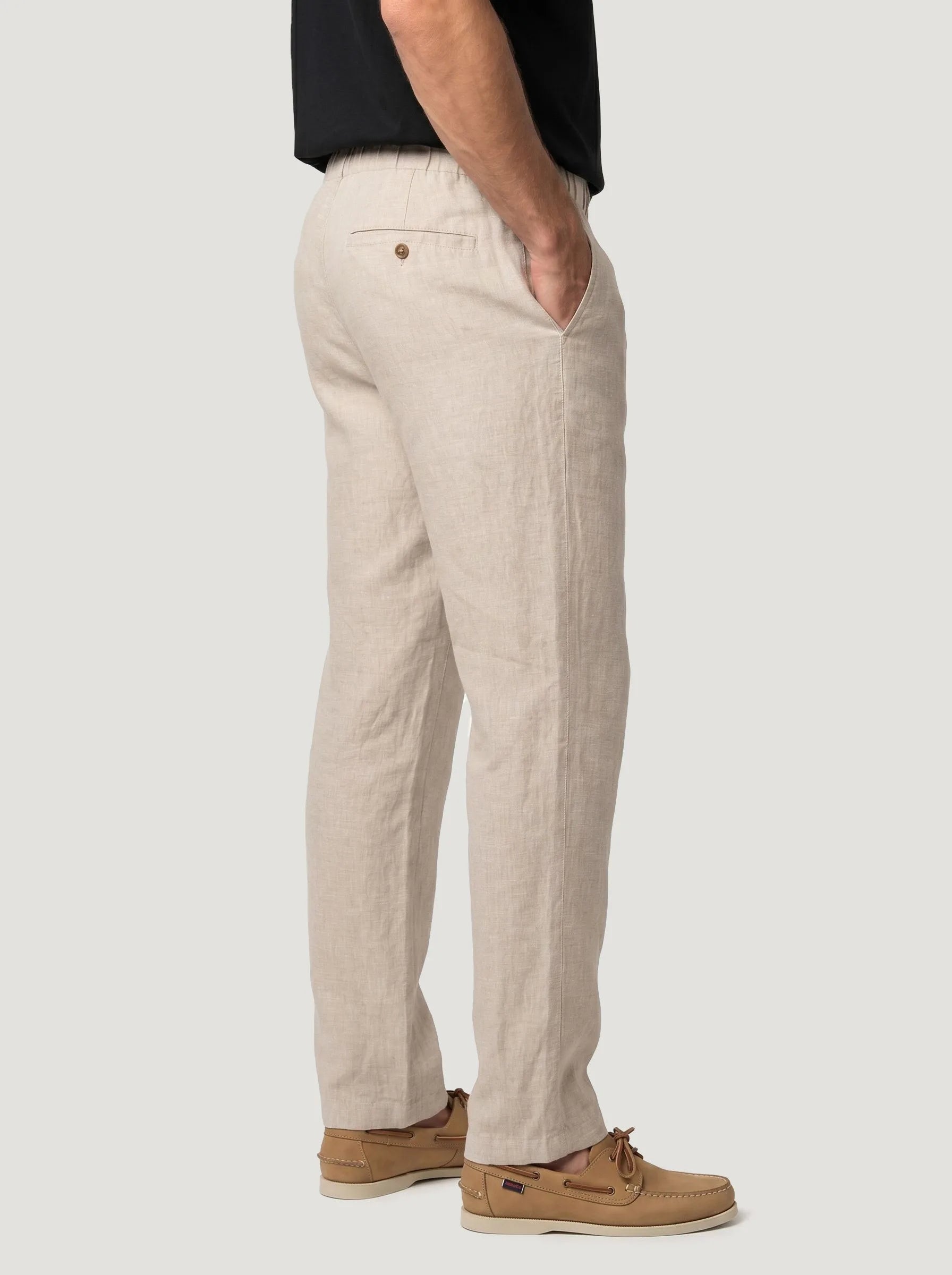 Pantalon habillé en 100 % lin européen