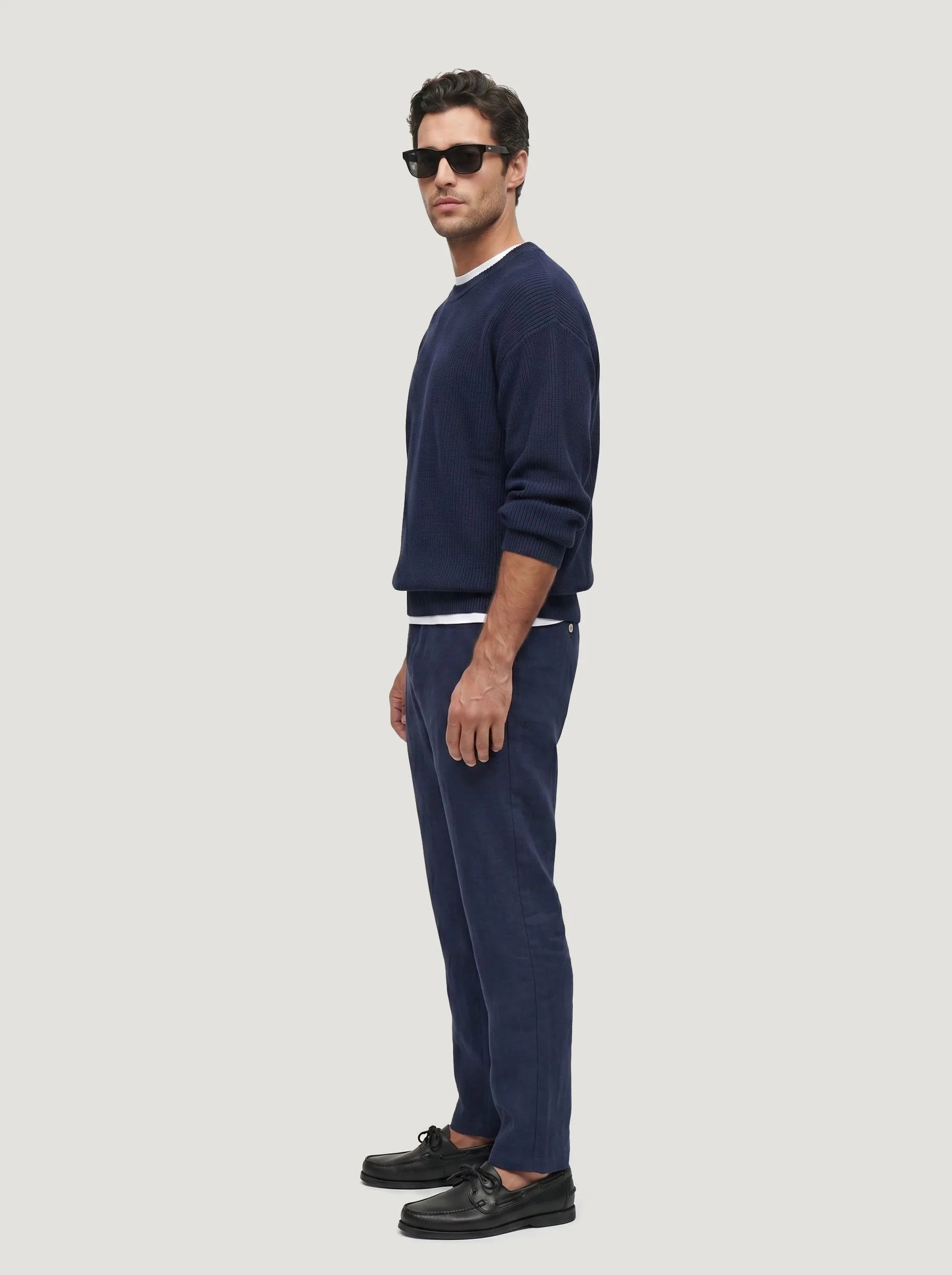Pantalon habillé en 100 % lin européen