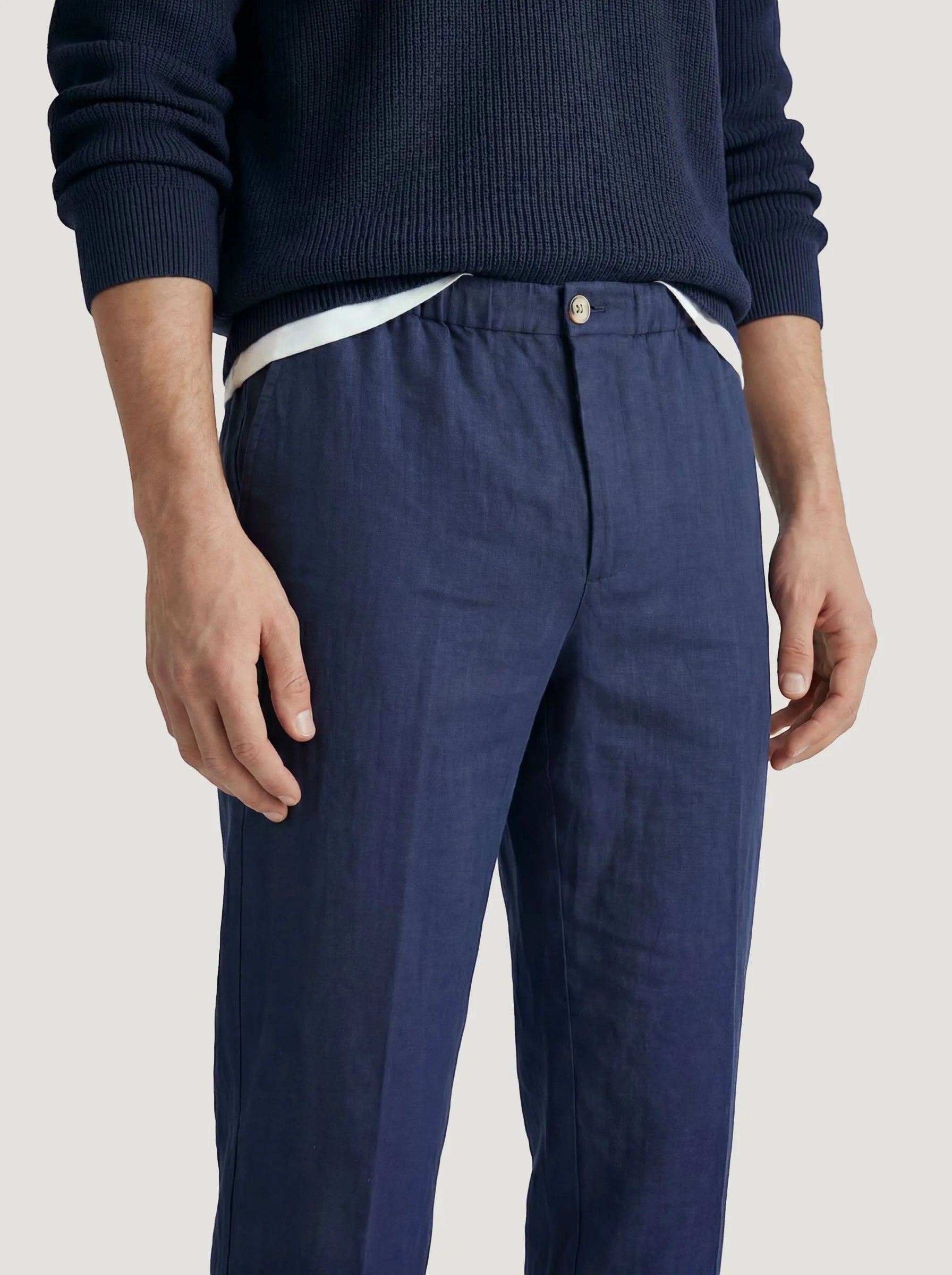 Pantalon habillé en 100 % lin européen