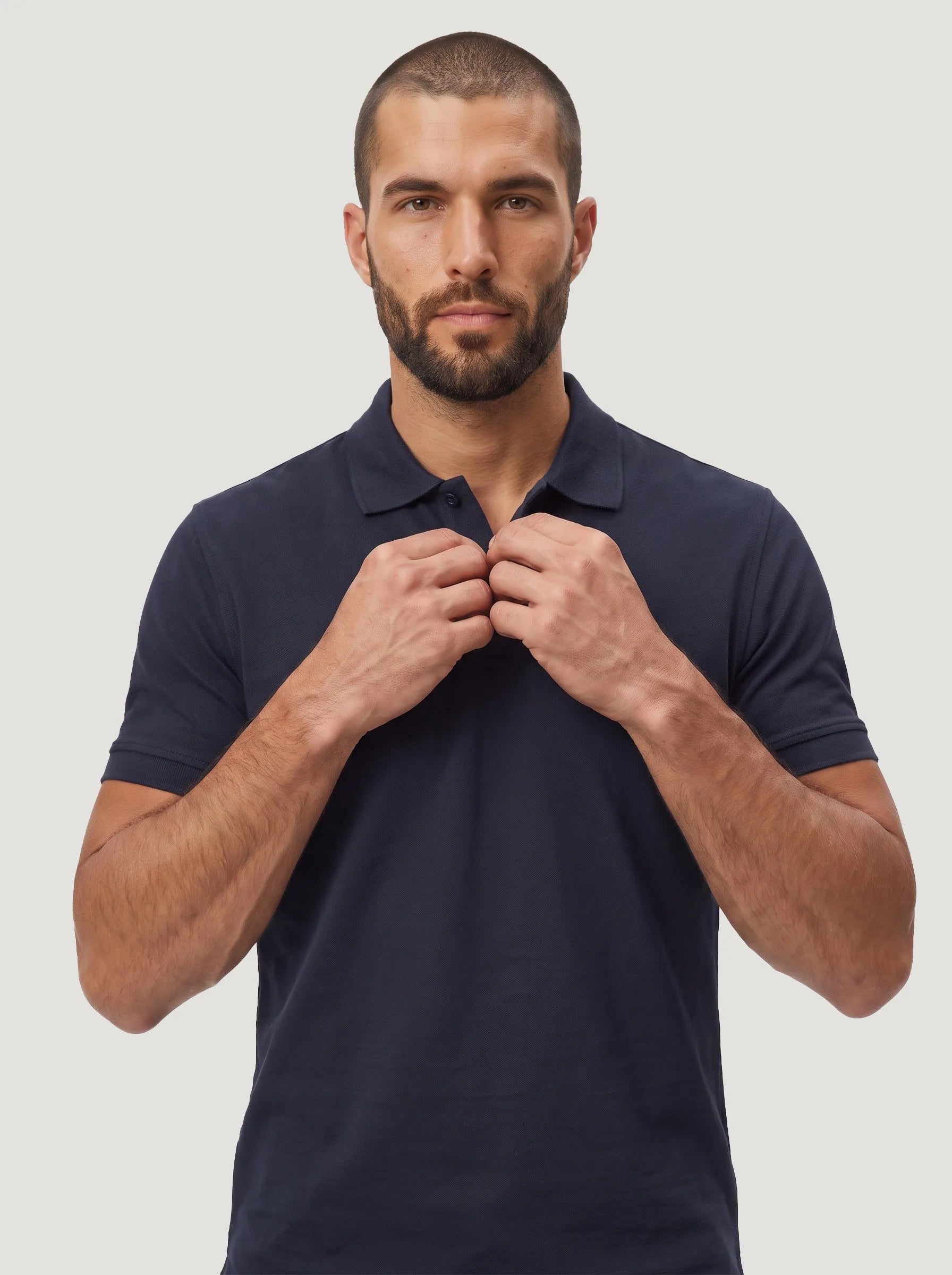 Polo de piqué de algodón orgánico