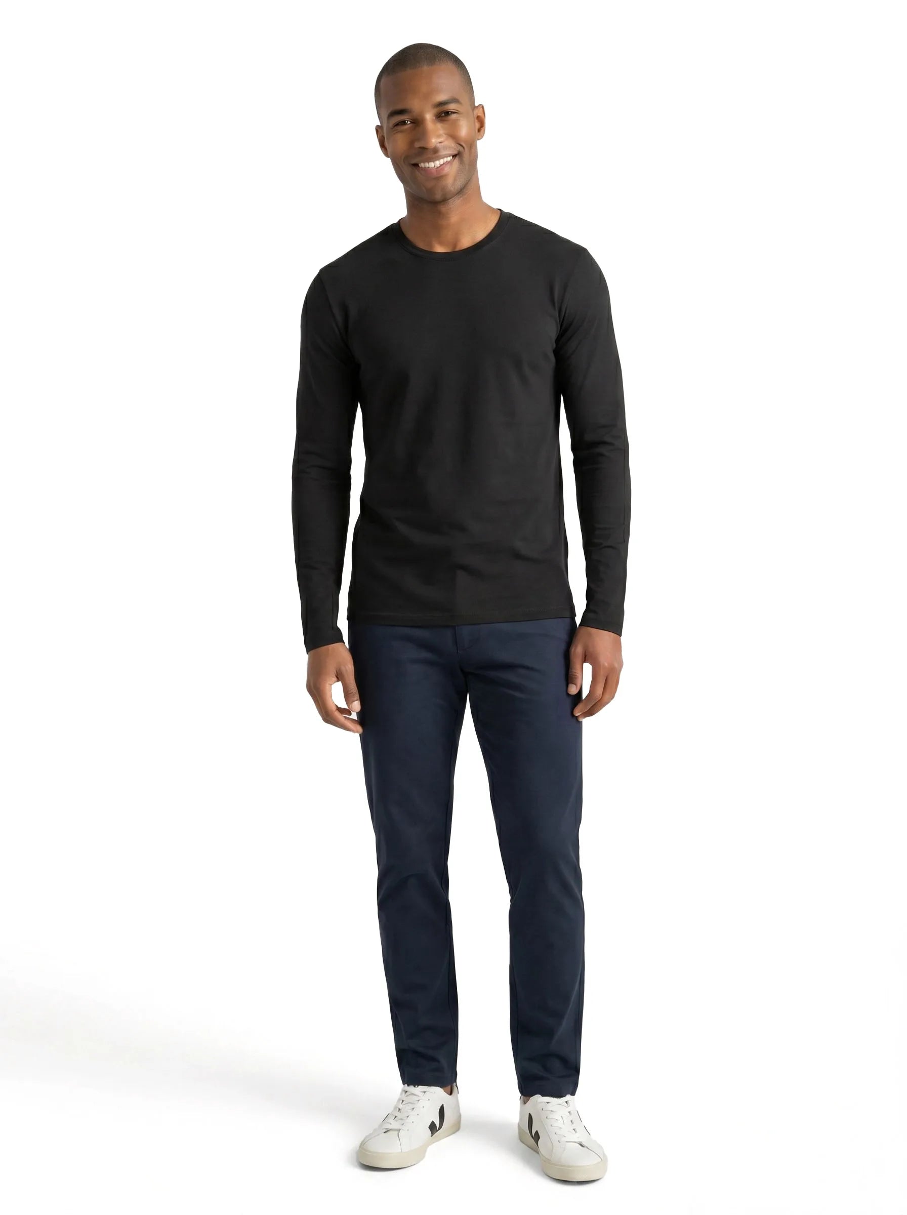 100% Organic Cotton Classic Long Sleeve Crew