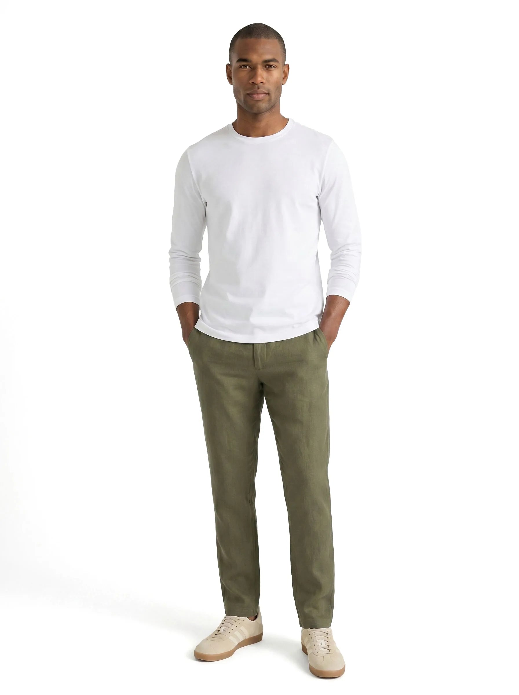 100% Organic Cotton Classic Long Sleeve Crew