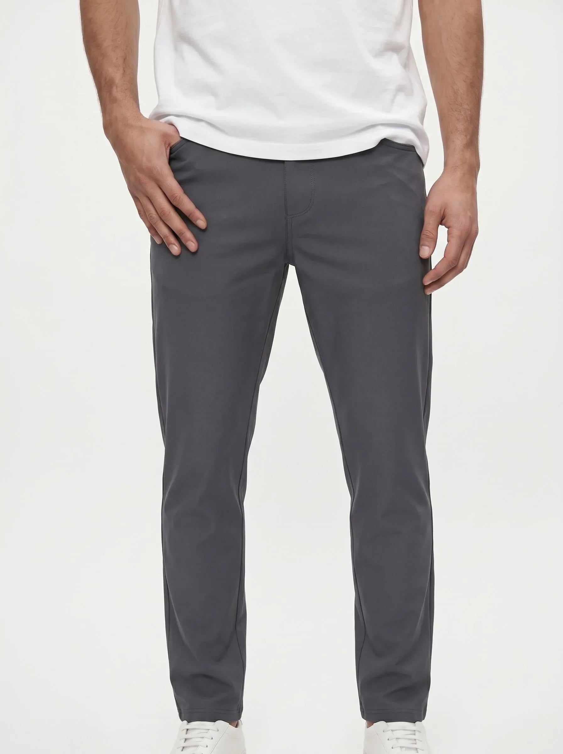 Pantaloni chino Bonflex™ Super Stretch – Athletic Slim — 2-Pack