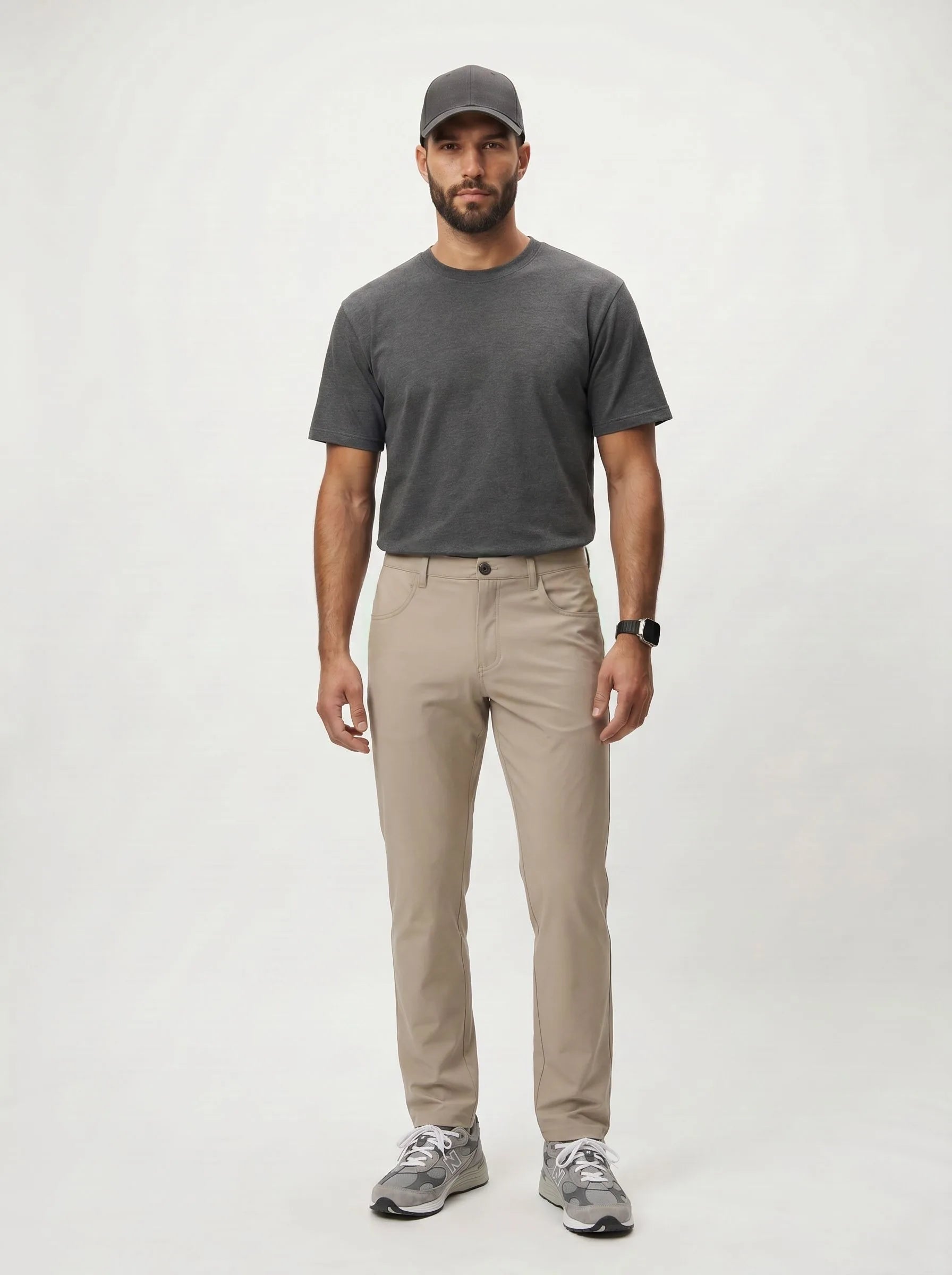 Pantaloni chino Bonflex™ Super Stretch – Athletic Slim