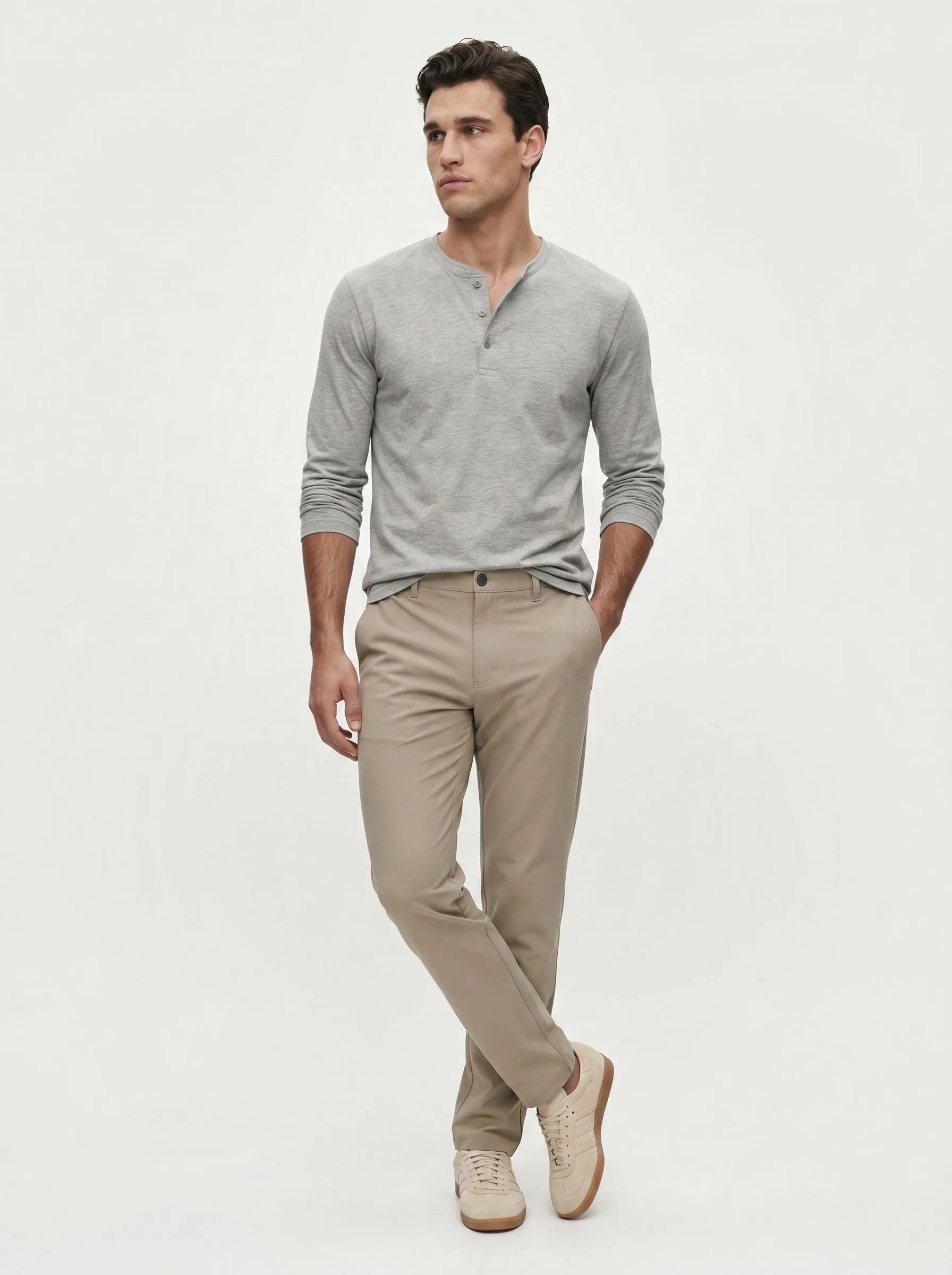Pantalón chino elástico Bonflex™ - Corte clásico