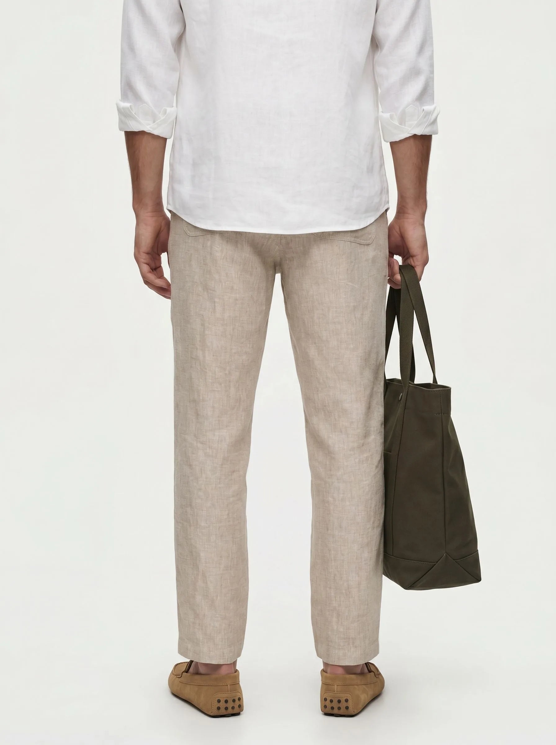 Pantaloni casual 100% lino europeo