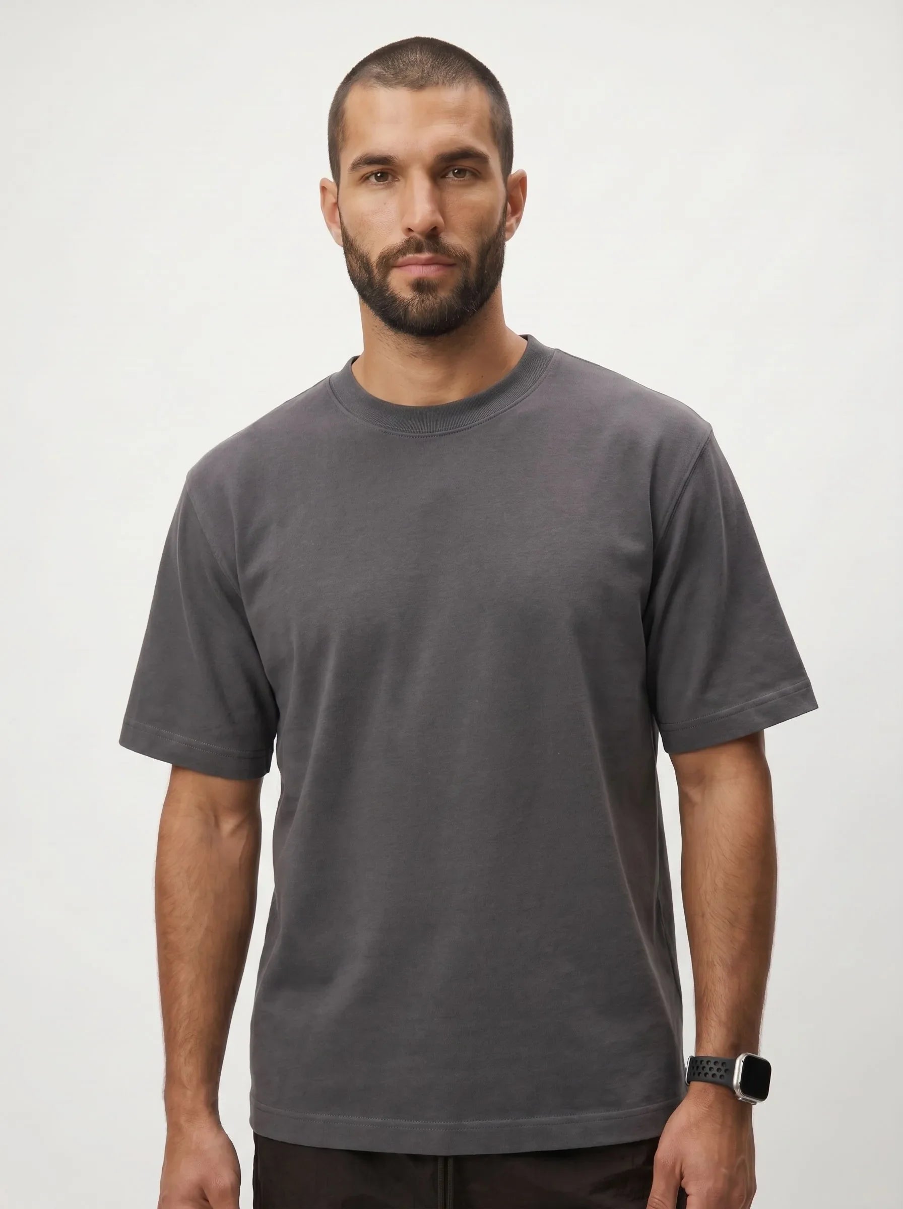 T-shirt girocollo pesante 100% cotone biologico — 6-Pack